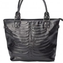 Dark Gothic Rock Punk Tote Handbag Shoulder Bag