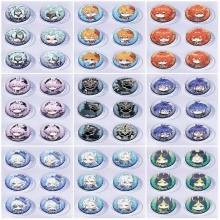 25mm Genshin Impact Mini Capsule Badge Brooch Bean...