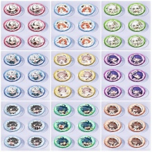 25mm Genshin Impact Mini Capsule Badge Brooch Bean...