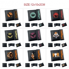 Haikyuu anime snap wallet buckle purse