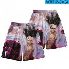 One Piece anime beach short pants summer thin trousers