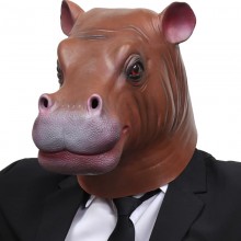 Halloween Cosplay Funny Adult Hippo Head Mask