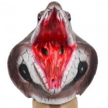 Halloween Cosplay Latex Scary Horror Snake Head Mask