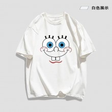Spongebob anime short sleeve cotton t-shirt