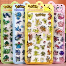 Pokemon Pikachu Mimikyu anime 3D Jelly Crystal Stickers