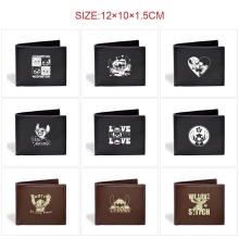 Stitch anime wallet purse