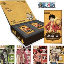 One Piece Character Color Paper Collection Cards 10 packs 1box