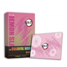 Demon Slayer Character Color Paper Collection Cards 6 packs 1pcs/pack