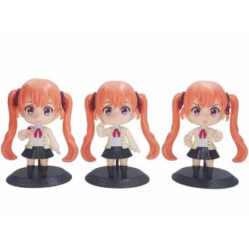 3pcs/set A Couple of Cuckoos anime figures(OPP bag)