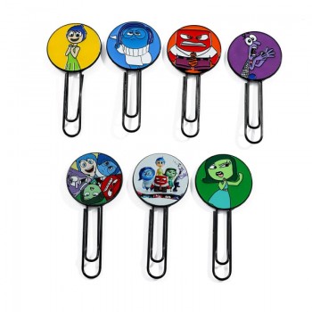 Inside Out Metal Collection Paperclips Bookmarks