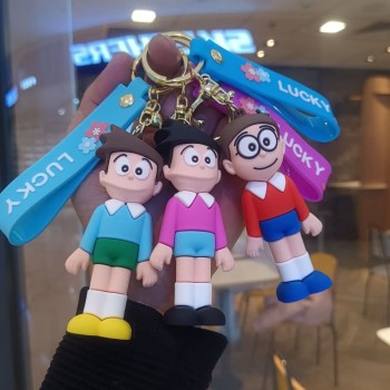 Doraemon anime figure doll key chains