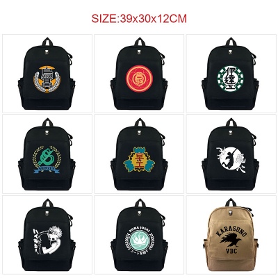 Haikyuu anime canvas backpack bags