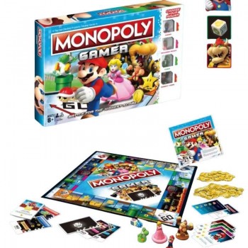 Super Mario anime Monopoly Board Games Cards