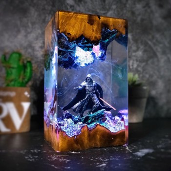 Star Wars Lamp Epoxy Resin LED Night Light