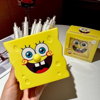 Spongebob Ctue anime Pen Holder Pencil Storage