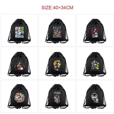 The Nightmare Before Christmas drawstring backpack bag