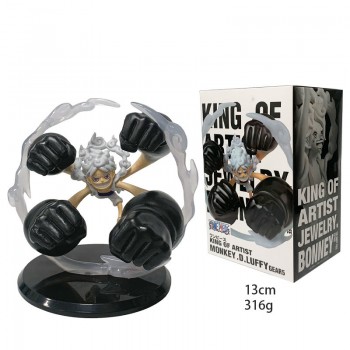13cm One Piece Monkey D Luffy Gears 5 anime figure