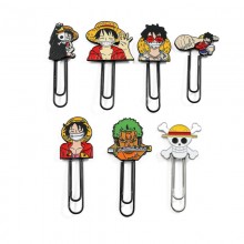 One Piece Metal Collection Paperclips Bookmarks