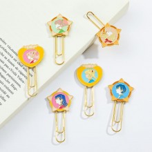 Sailor Moon Metal Collection Paperclips Bookmarks