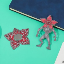 Stranger Things Alloy Enamel Badges Brooch Pins