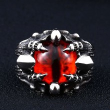 Creative Stainless Steel Evil Eye Dragon Claw Skull Rings