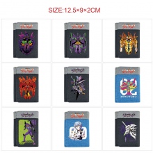 EVA anime Three Fold Button Wallet Purse