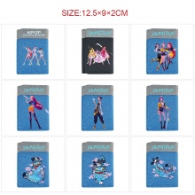 K-POP Demon Hunters Three Fold Button Wallet Purse