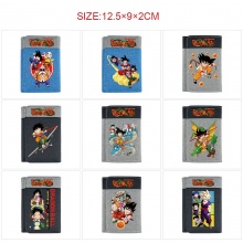 Dragon Ball anime Three Fold Button Wallet Purse