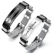 Sword Art Online anime Stainless Steel Bracelets