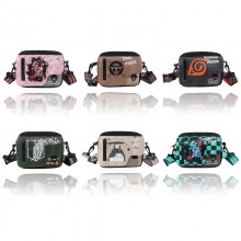 One Piece Naruto Totoro Demon Slayer satchel shoul...