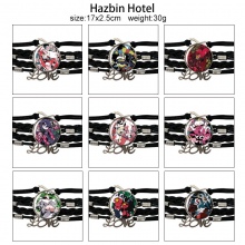 Hazbin Hotel anime braided gemstone bracelet hand ...