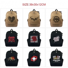 STRAY KIDS star canvas backpack bags