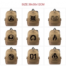 Hatsune Miku anime canvas backpack bags