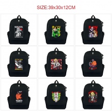 Chainsaw Man anime canvas backpack bags