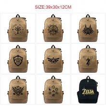 The Legend of Zelda canvas backpack bags