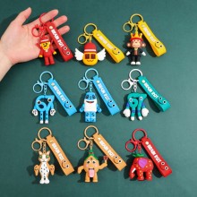Steal n Catch the Brainrot figure doll key chains