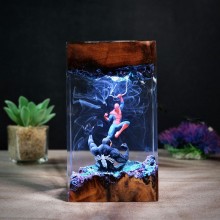 Spider-Man Venom Lamp Epoxy Resin LED Night Light