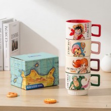 One Piece Luffy Zoro anime Ceramic Mug Cups