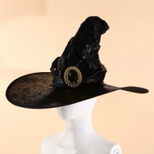 Halloween Makeup Cosplay Wizard Hat Witch Top Hat