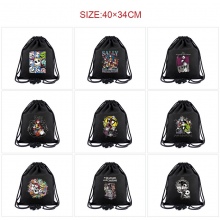 The Nightmare Before Christmas drawstring backpack bag