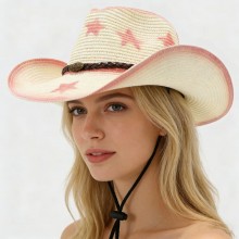 Vintage Western Cowboy Straw Hat