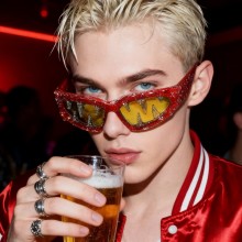 Y2K Sunglasses Oval Vintage Punk Street Sun Glasse...