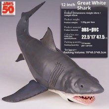 45cm NECA JAWS 50th Anniversary Classic White Shark Movie Model Figure
