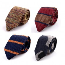 Knitted Ties Casual Skinny Necktie