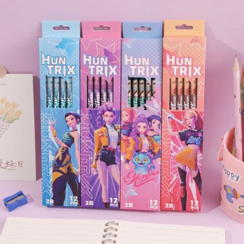 12pcs/set K-POP Demon Hunters pencils