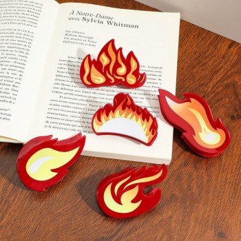 The Flame of Love Acrylic Hair Claw Clips