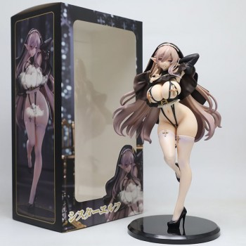 25cm Sister Elf Nun Chifuta-erufu Girl Figure