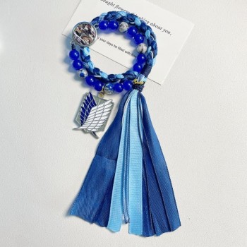 Attack on Titan Rope Bracelet Wristband Wrist Strap