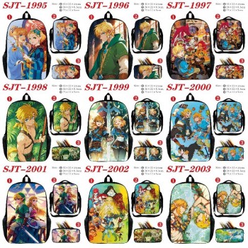 The Legend of Zelda nylon backpack bag shoulder pencil case