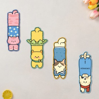 30Pcs Cat Dog Paper Bookmarks
